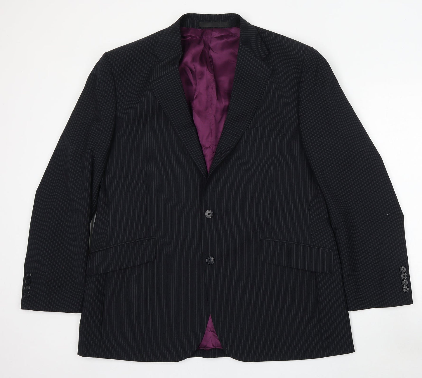 Mens UK Size M Marks and Spencer Regular Blue Suit Jacket