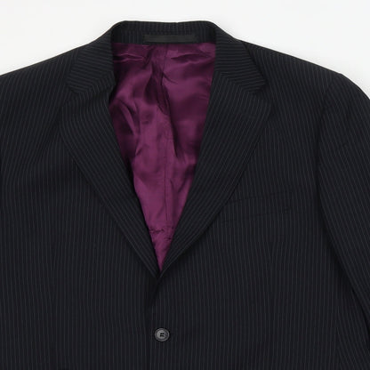 Mens UK Size M Marks and Spencer Regular Blue Suit Jacket