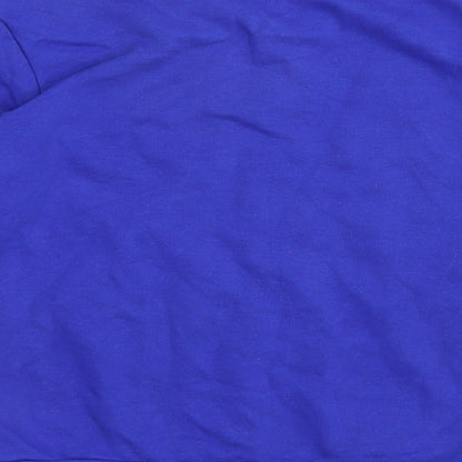 George Boys Blue  Cotton Pullover Sweatshirt Size 7-8 Years  Pullover - Schoolwear