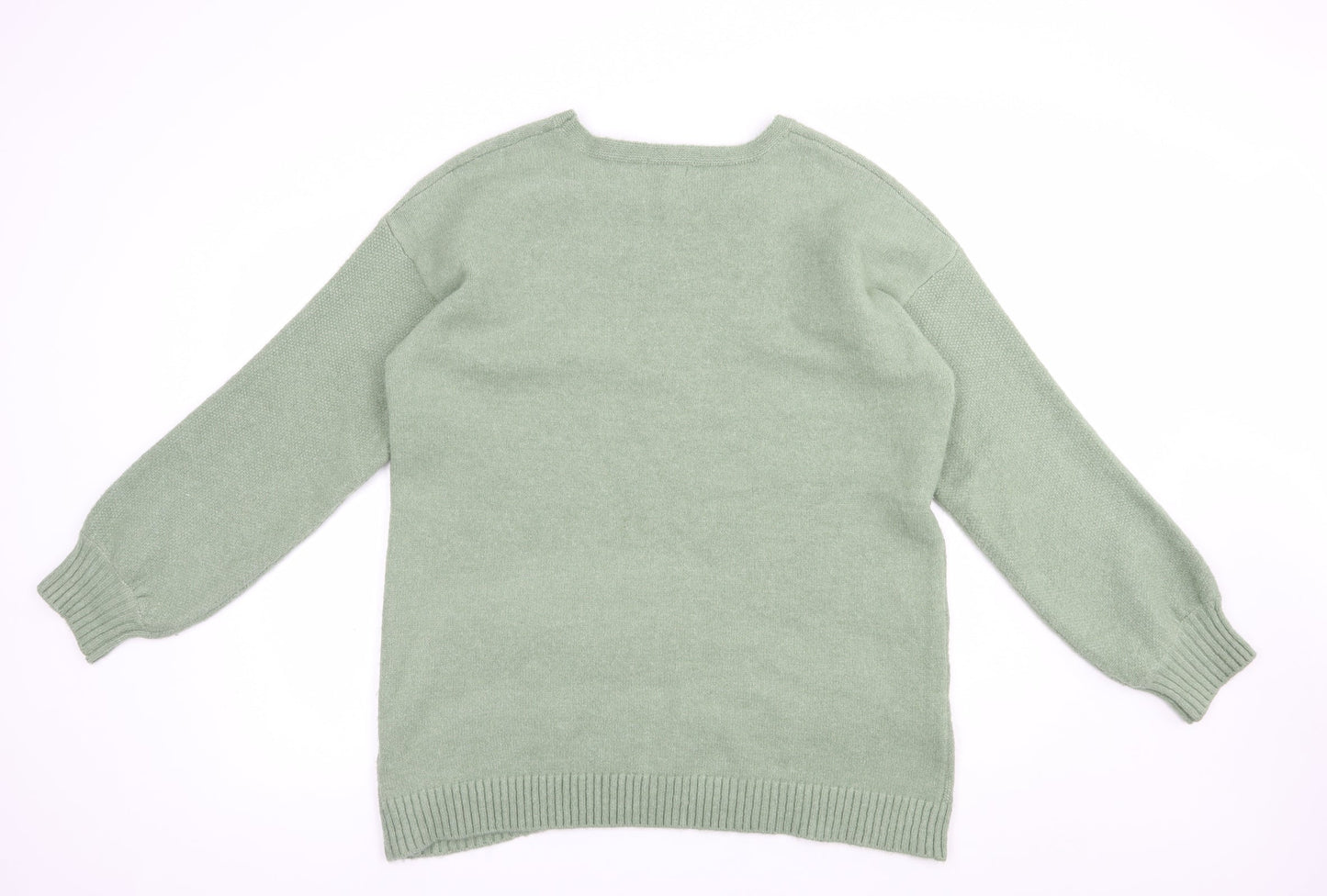 Womens UK Size L Monsoon Green Pullover Jumper