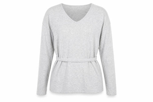 Womens UK Size 12 Papaya Grey Pullover Jumper