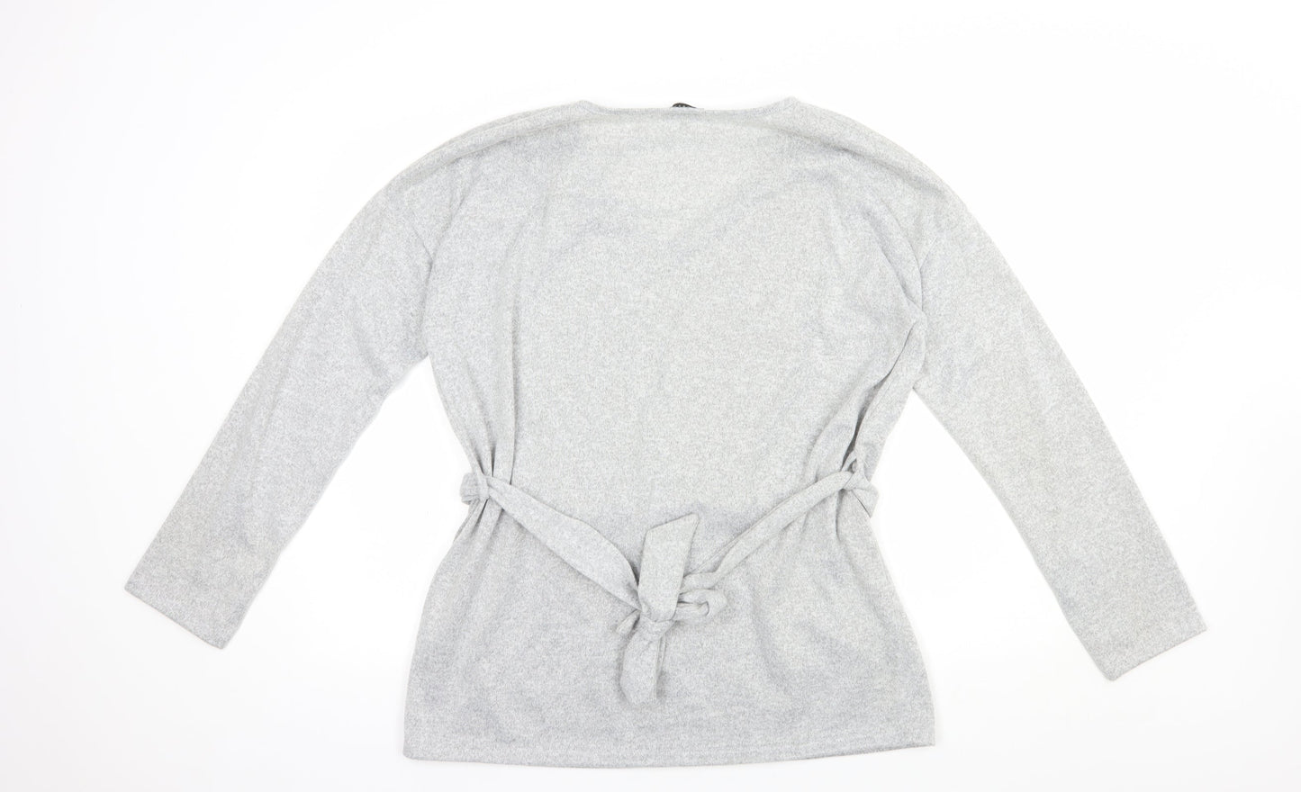 Womens UK Size 12 Papaya Grey Pullover Jumper