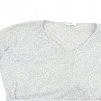 Womens UK Size 12 Papaya Grey Pullover Jumper