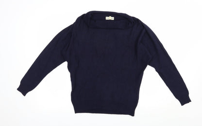 Womens UK Size XS Phase Eight Blue Pullover Jumper