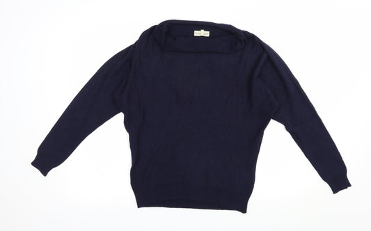 Womens UK Size XS Phase Eight Blue Pullover Jumper
