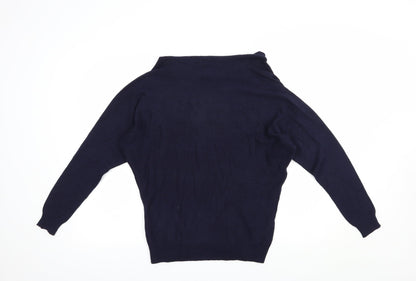 Womens UK Size XS Phase Eight Blue Pullover Jumper