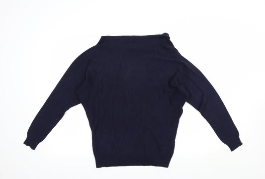 Womens UK Size XS Phase Eight Blue Pullover Jumper