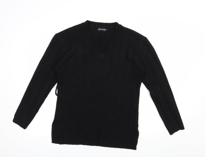 Womens UK Size S PRETTYLITTLETHING Black Pullover Jumper
