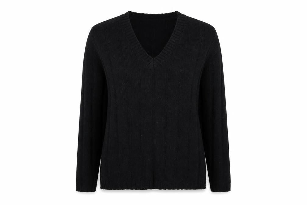 Womens UK Size S PRETTYLITTLETHING Black Pullover Jumper