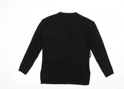 Womens UK Size S PRETTYLITTLETHING Black Pullover Jumper