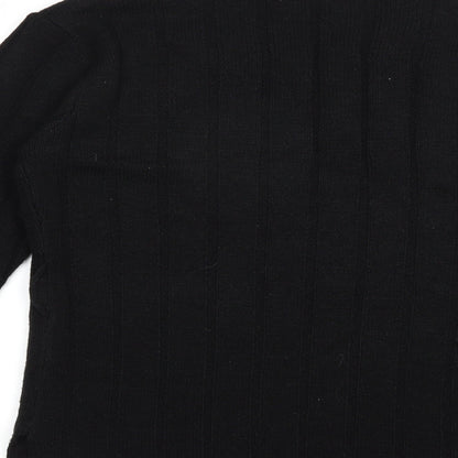 Womens UK Size S PRETTYLITTLETHING Black Pullover Jumper