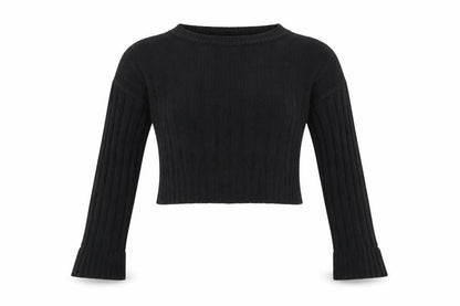 Womens UK Size M PRETTYLITTLETHING Black Pullover Jumper