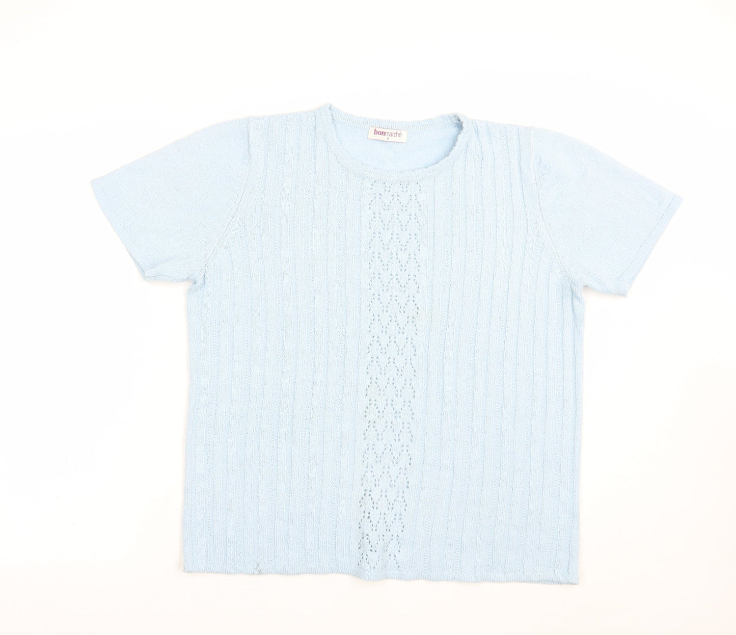 Womens UK Size M Bonmarché Blue Pullover Jumper