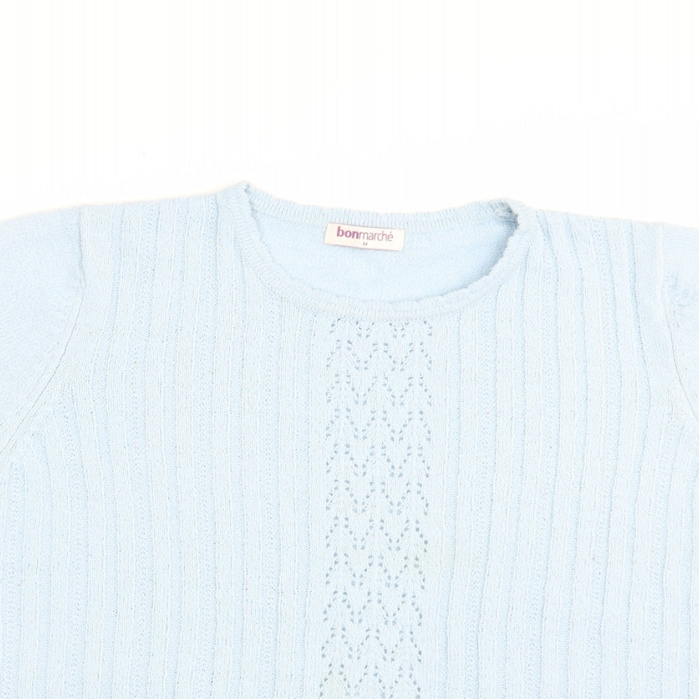 Womens UK Size M Bonmarché Blue Pullover Jumper