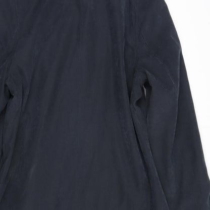 Womens UK Size 12 David Barry Blue Rain Coat