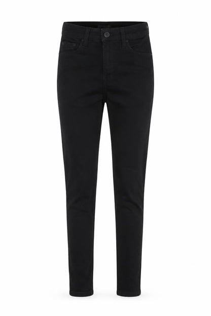 Womens UK Size 4 Denim & Co. Regular Fit Straight Black Jeans