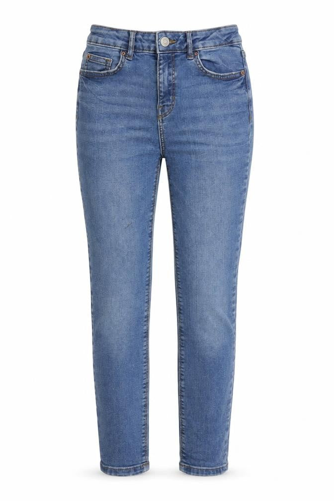 Womens UK Size 8 Denim & Co. Regular Fit Straight Blue Jeans