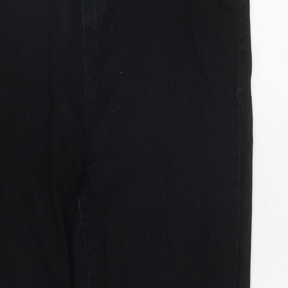 New Look Womens Black  Cotton Skinny Jeans Size 8 L24 in Regular Zip