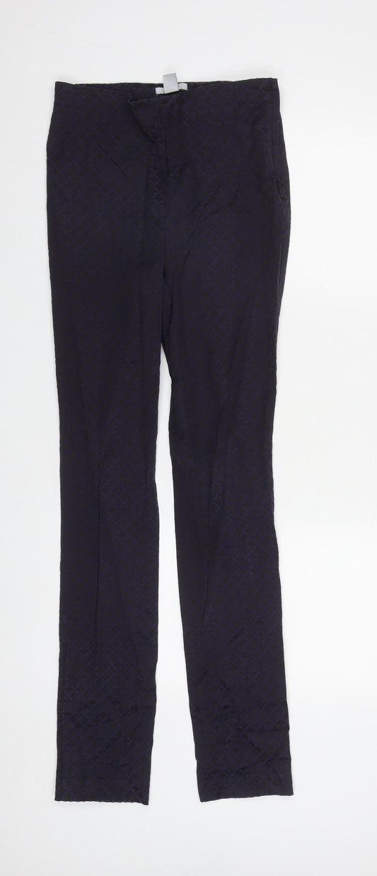 Womens UK Size 8 H&M Regular Fit  Black Trousers