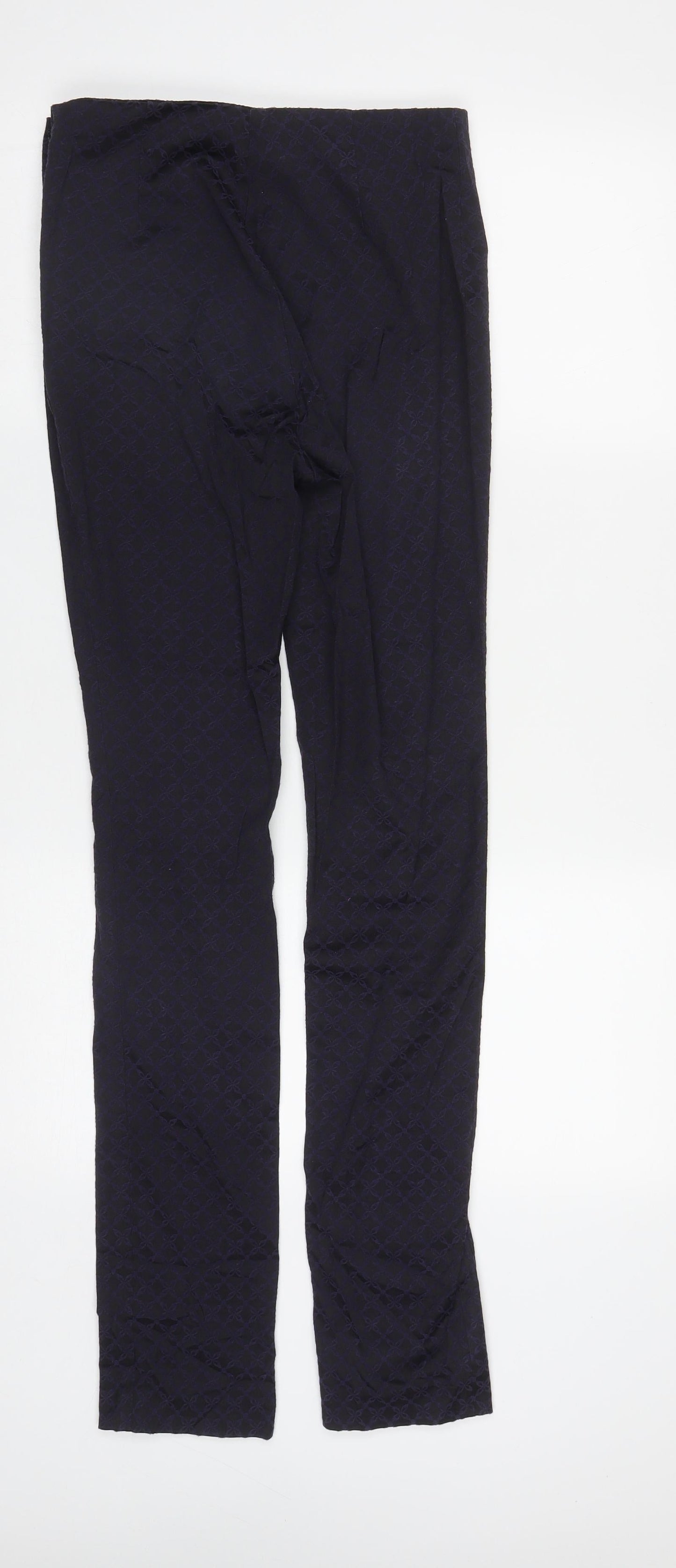 Womens UK Size 8 H&M Regular Fit  Black Trousers