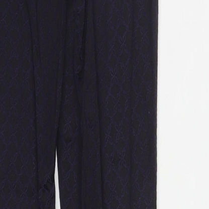 Womens UK Size 8 H&M Regular Fit  Black Trousers