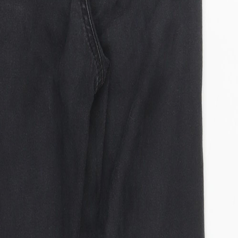 F&F Womens Black  Cotton Jegging Jeans Size 10 L29 in Regular