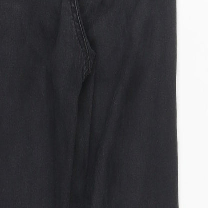 F&F Womens Black  Cotton Jegging Jeans Size 10 L29 in Regular