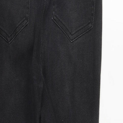 NEXT Womens Beige  Cotton Skinny Jeans Size 12 L30 in Regular Zip