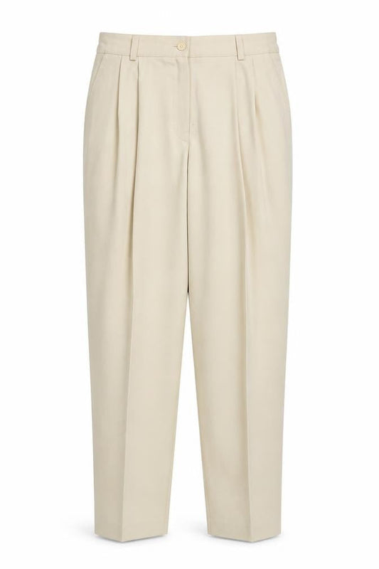 Womens UK Size 14 Soon Regular Fit  Beige Trousers