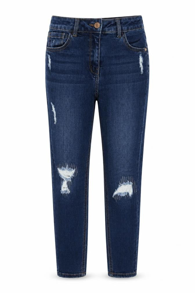 Womens UK Size 8 Matalan Regular Fit Straight Blue Jeans
