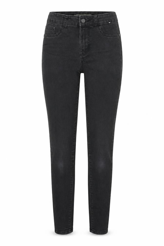Womens UK Size 4 Denim & Co. Regular Fit Straight Black Jeans