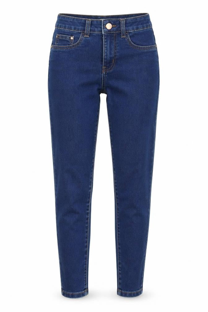 Womens UK Size 4 Denim & Co. Regular Fit Straight Blue Jeans