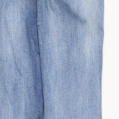 George Womens Blue  Cotton Skinny Jeans Size 10 L27 in Regular Zip