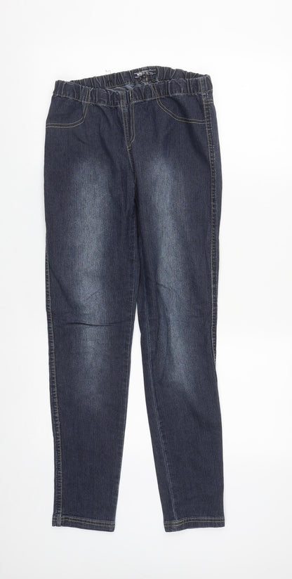 New Look Womens Blue  Cotton Jegging Jeans Size 10 L29 in Regular