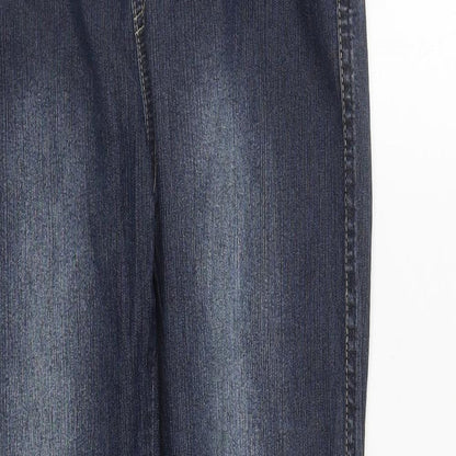 New Look Womens Blue  Cotton Jegging Jeans Size 10 L29 in Regular