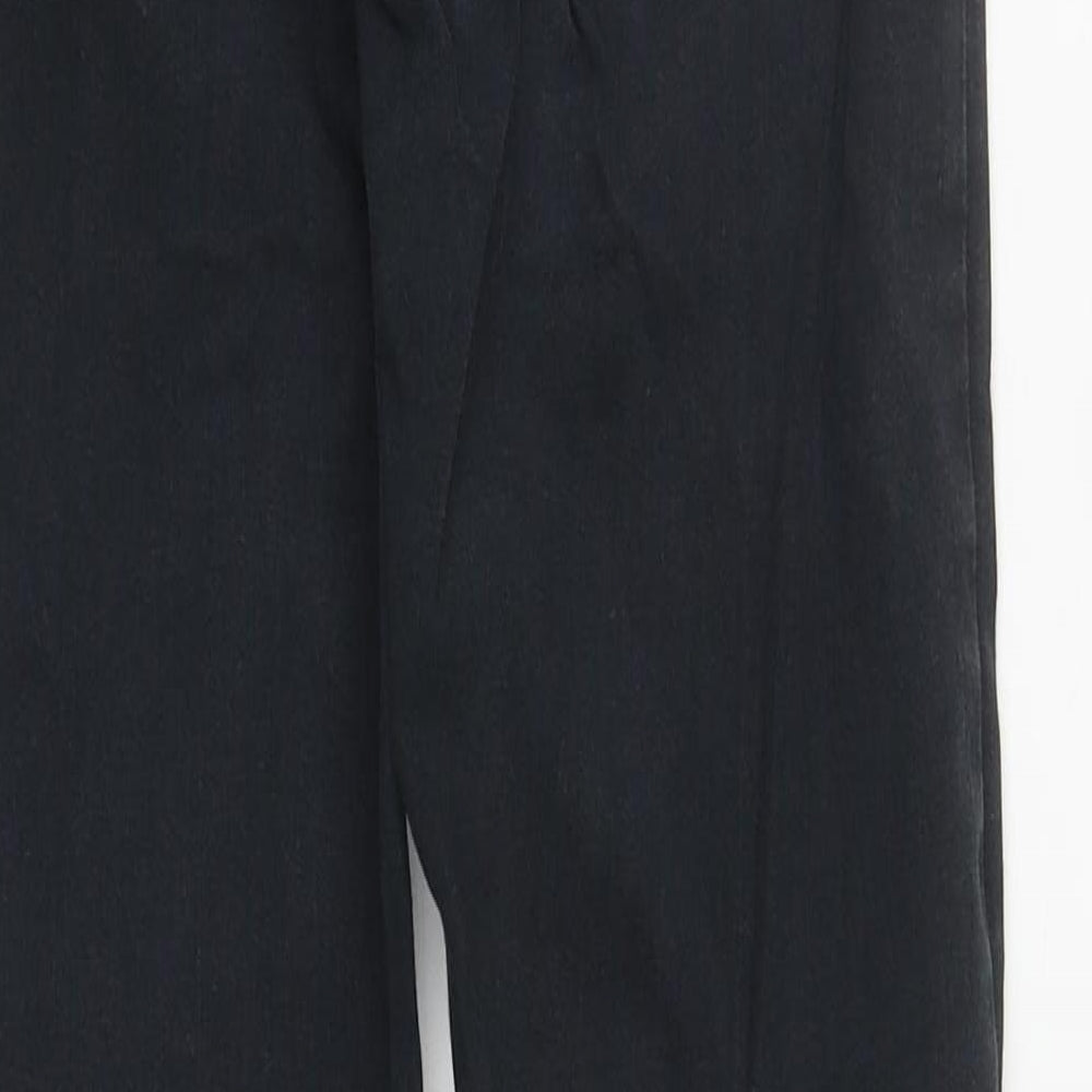 Topshop Womens Black  Cotton Straight Jeans Size 28 in L30 in Regular Zip