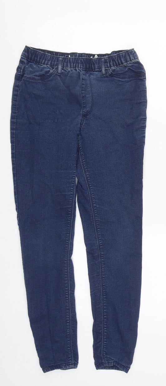 Womens UK Size 10 Preworn Regular Fit Jegging Blue Jeans