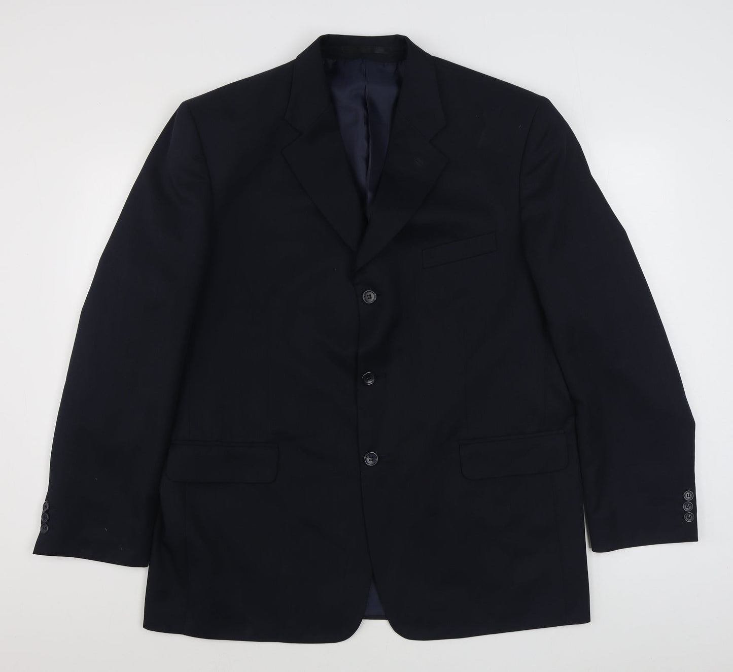 Mens UK Size 44 Savatini Regular Blue Suit Jacket