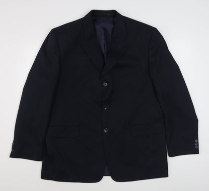 Mens UK Size 44 Savatini Regular Blue Suit Jacket