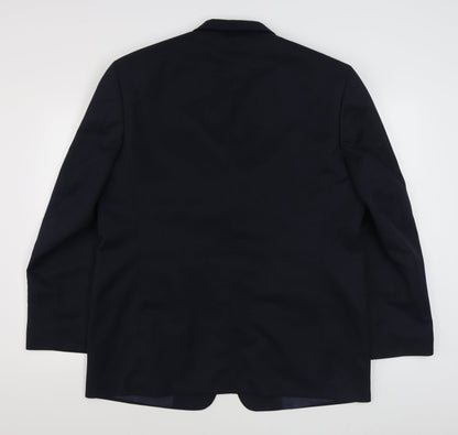 Mens UK Size 44 Savatini Regular Blue Suit Jacket