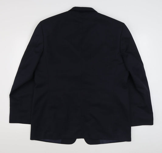 Mens UK Size 44 Savatini Regular Blue Suit Jacket