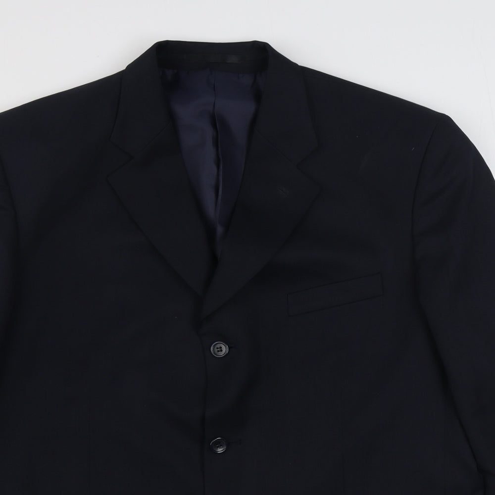 Mens UK Size 44 Savatini Regular Blue Suit Jacket