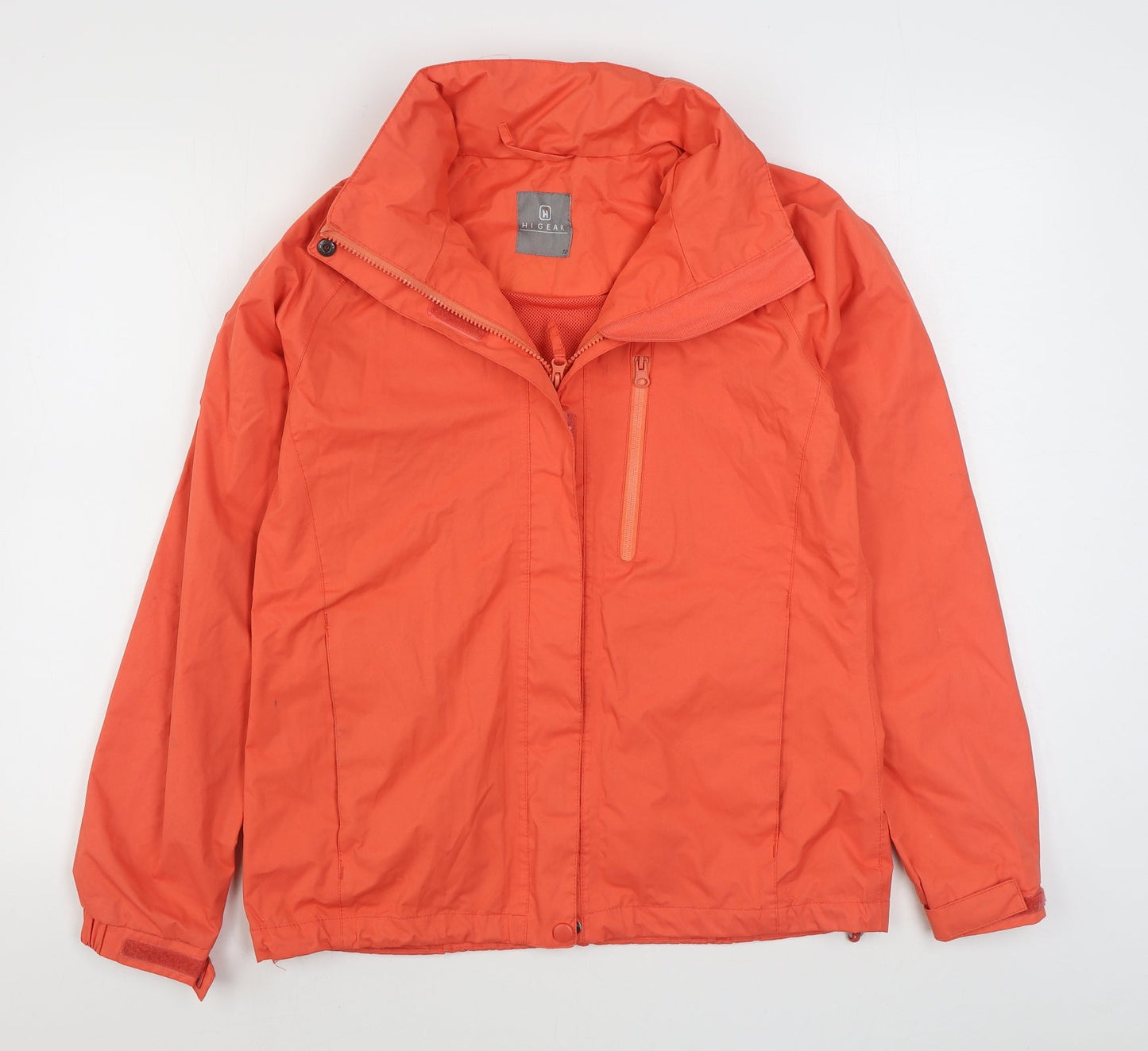 Womens UK Size 10 Hi Gear Orange Rain Coat