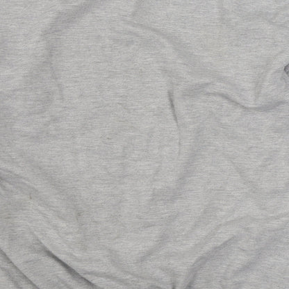 YAA Womens Grey  Polyester Pullover Sweatshirt Size M  Pullover