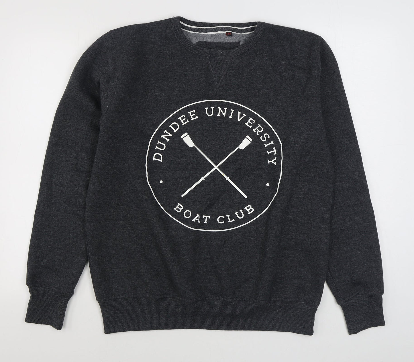 Square Blades Mens Grey  Cotton Pullover Sweatshirt Size M