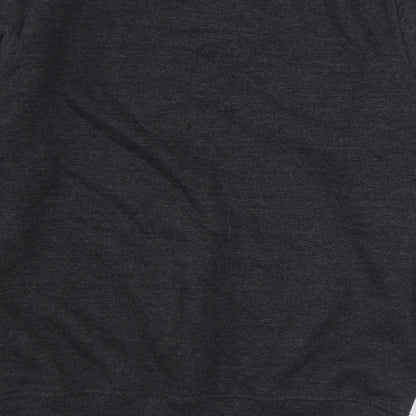 Square Blades Mens Grey  Cotton Pullover Sweatshirt Size M