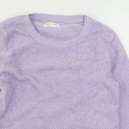 Primark Womens Purple Solid Polyester Top Pyjama Top Size XS
