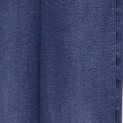 Topshop Womens Blue  Cotton Skinny Jeans Size 26 in L25 in Regular Button