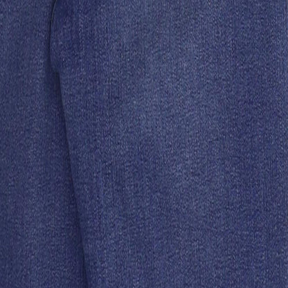 Topshop Womens Blue  Cotton Skinny Jeans Size 26 in L25 in Regular Button