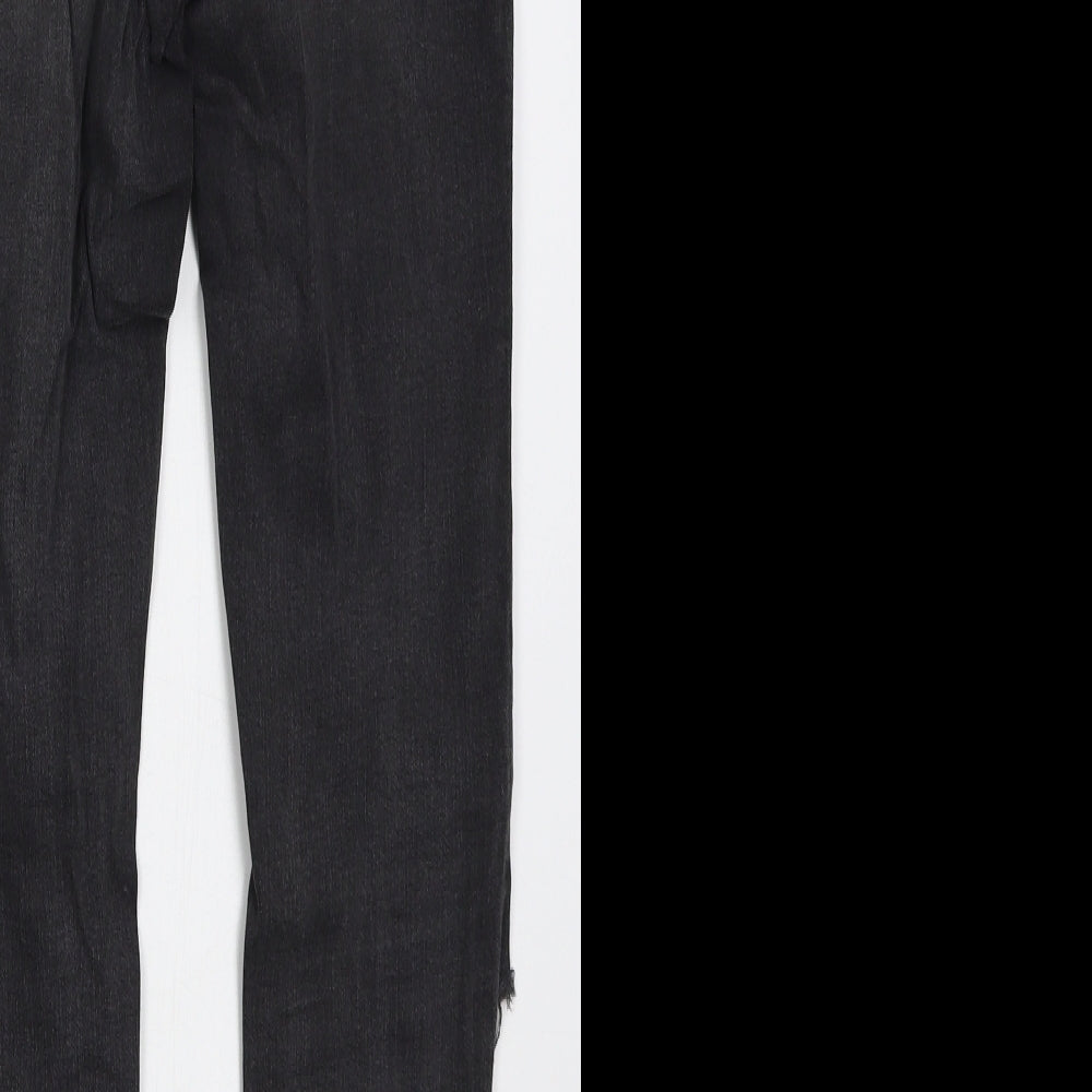 Denim Co Womens Grey  Cotton Skinny Jeans Size 10 L27 in Regular Button